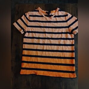 Orange and Black Striped T-Shirt